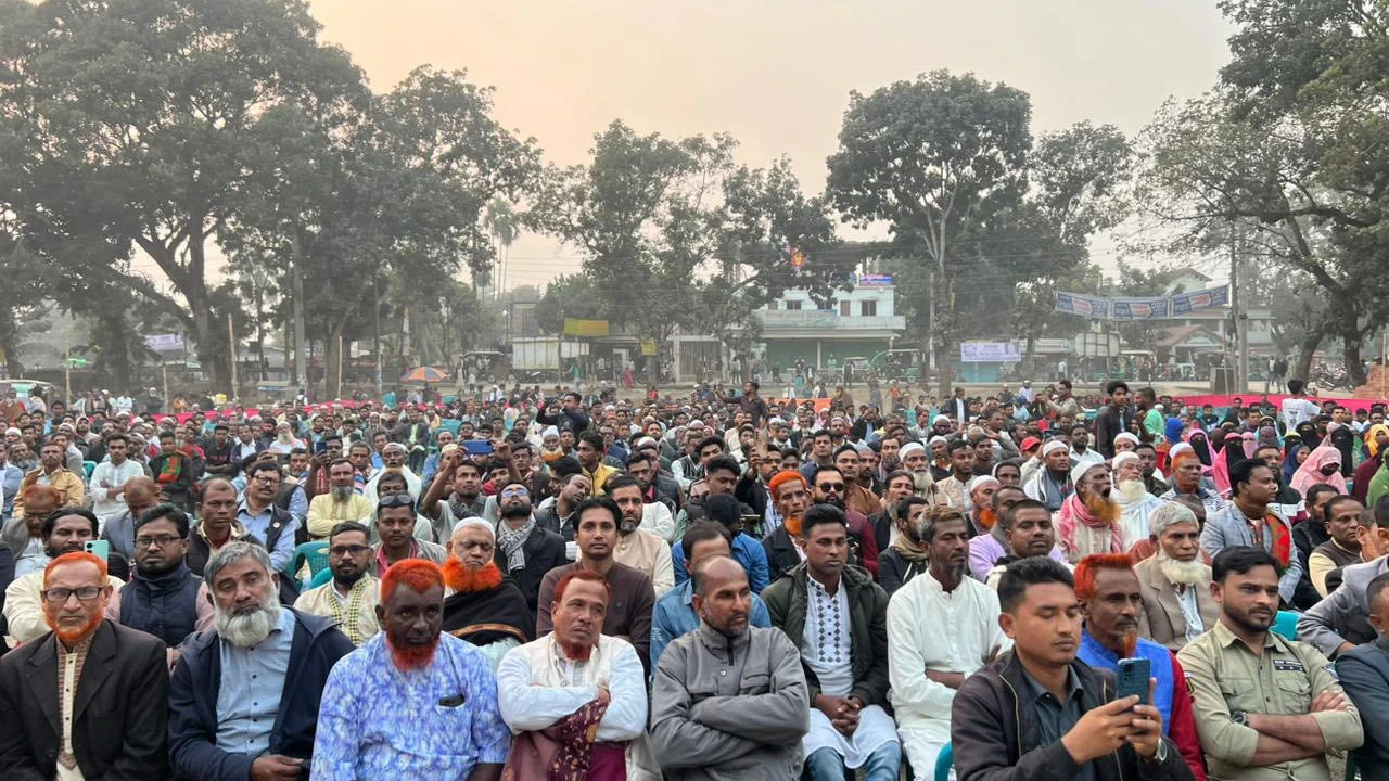 চরশ্রীরামপুর উত্তর পাড়ায় ধানের শীষের পক্ষে ভোট চেয়ে বিএনপির প্রচারণা