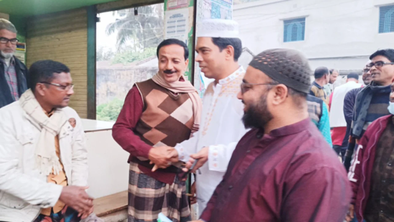 কলাগাছিয়ায় ধানের শীষের পক্ষে গণসংযোগ