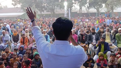 লালমনিরহাট-৩ আসনে ধানের শীষের পক্ষে নির্বাচনী পথসভা
